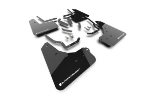 Toyota 4Runner Mud Flaps - Rally Armor - UR Series - Black with White Logo - `25-`27 Toyota 4Runner Mud Flaps - Rally Armor - UR Series - Black with White Logo - `25-`27